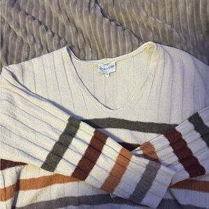 Freshman Multicolor V-Neck Sweater
